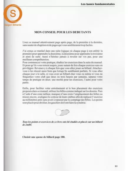 Sách Bida Phăng - Les Bases Fondamentales