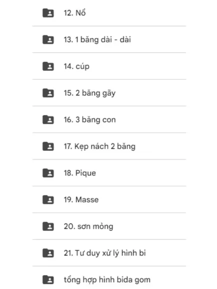 22 Bộ Video Học Bida Libre