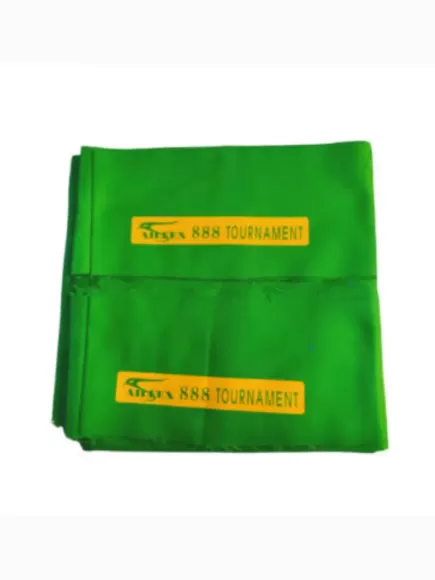 Vải Bàn Bida Lỗ - Aileex Xanh Lá VN In Chữ