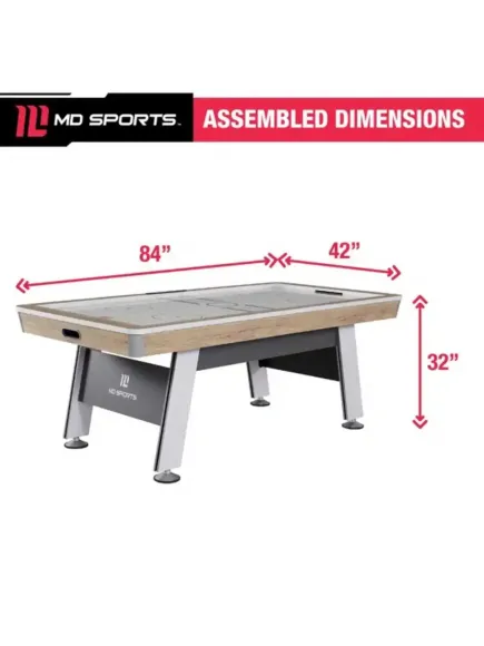 Bàn Air Hockey 84 inch Với Bảng Điểm Điện Tử