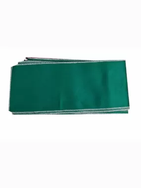 Vải Bàn Bida 3 Băng - Vắt Sổ Xanh Lá