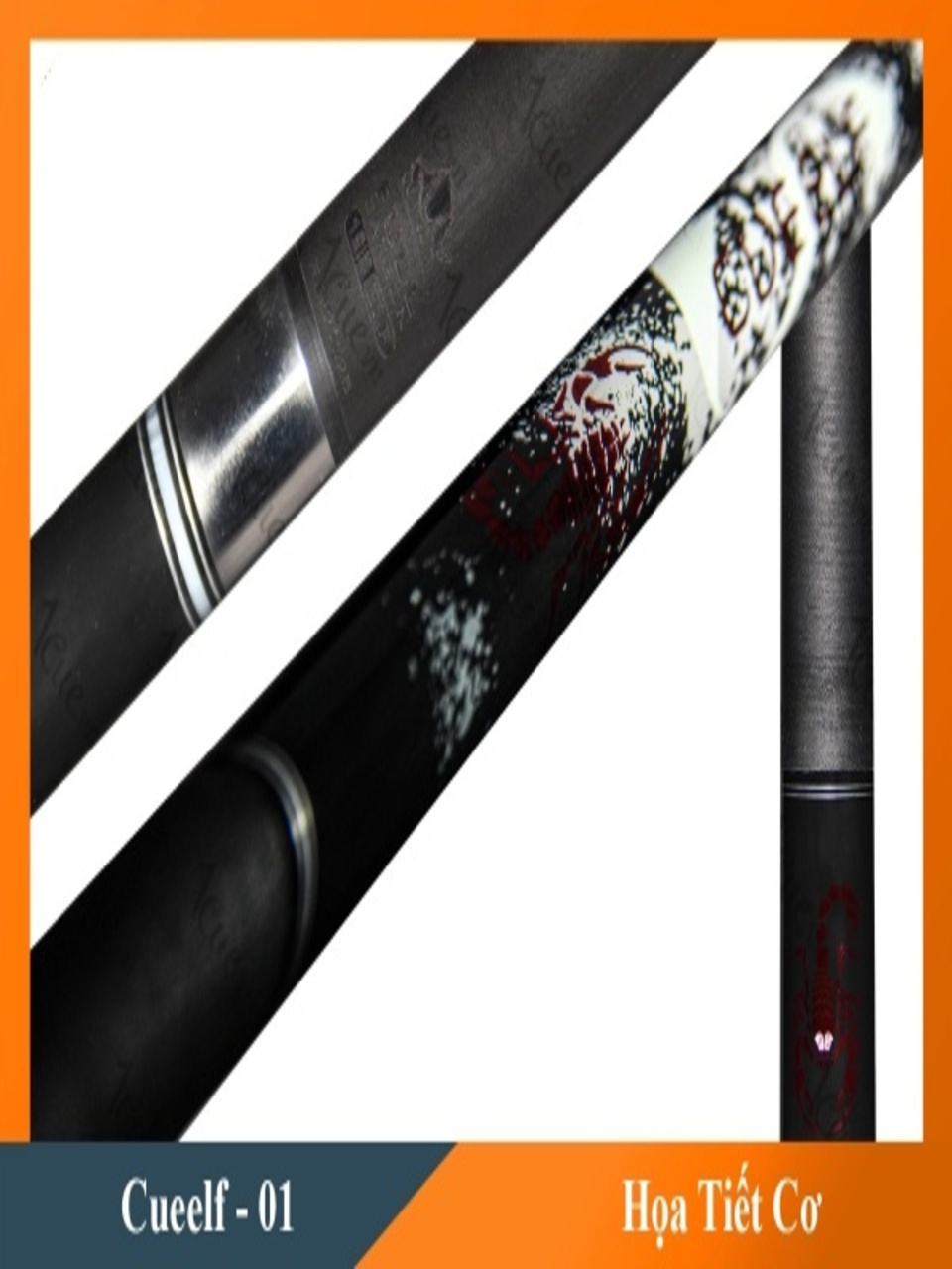 Cơ, Gậy Bi-a Cueelf - 01 Ngọn Carbon Rhino