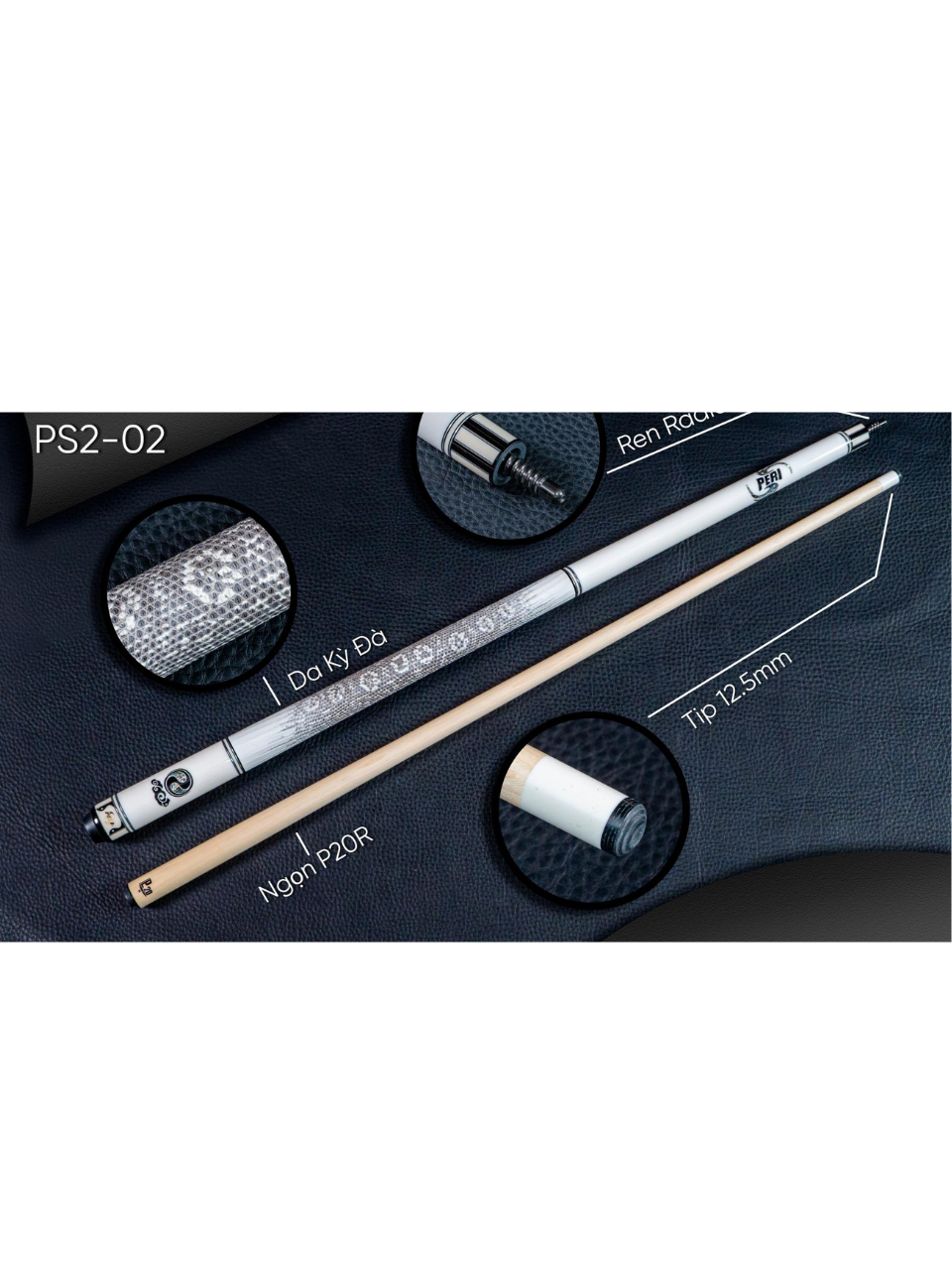 Cơ bida lỗ Peri PS2-02