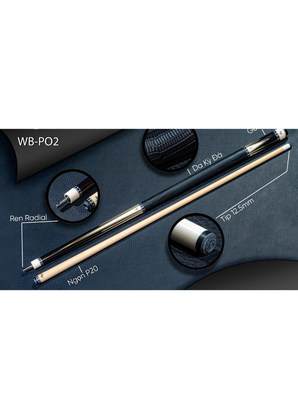 Cơ bida lỗ Peri  WB-P02