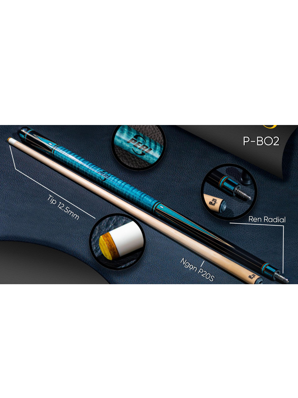 Cơ bida lỗ Peri P-B02 VISCOUNT