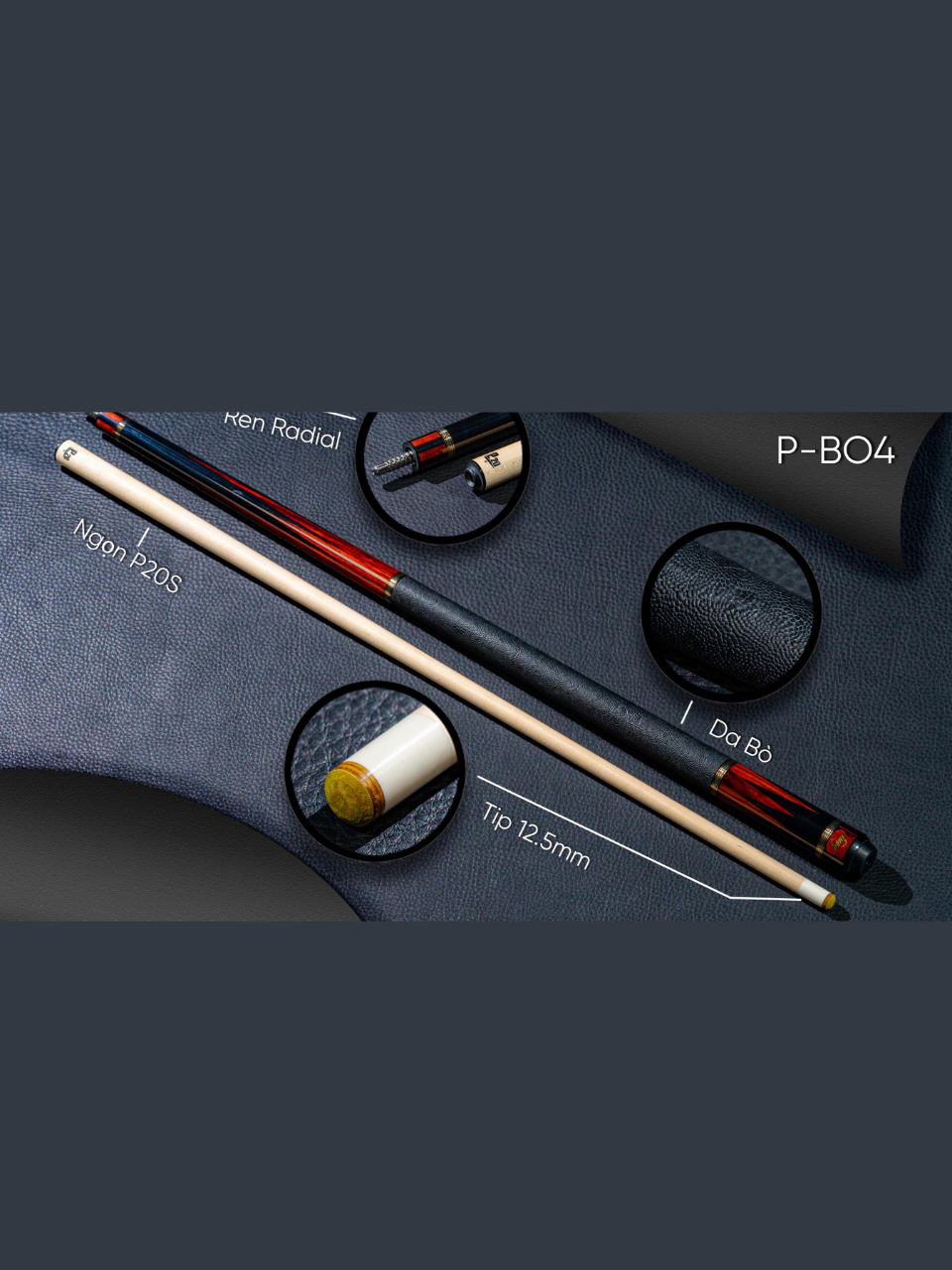 Cơ bida lỗ How M4-EB