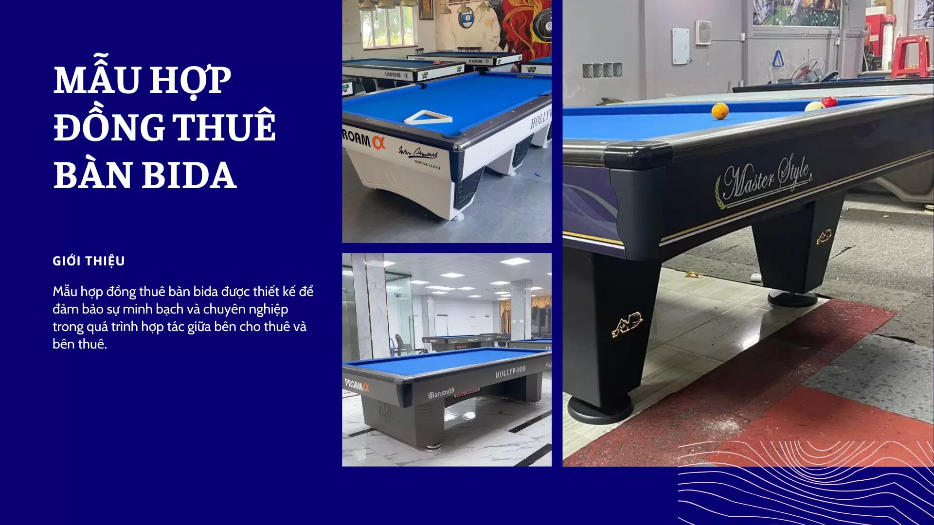 mẫu hợp đông thuê bàn bida