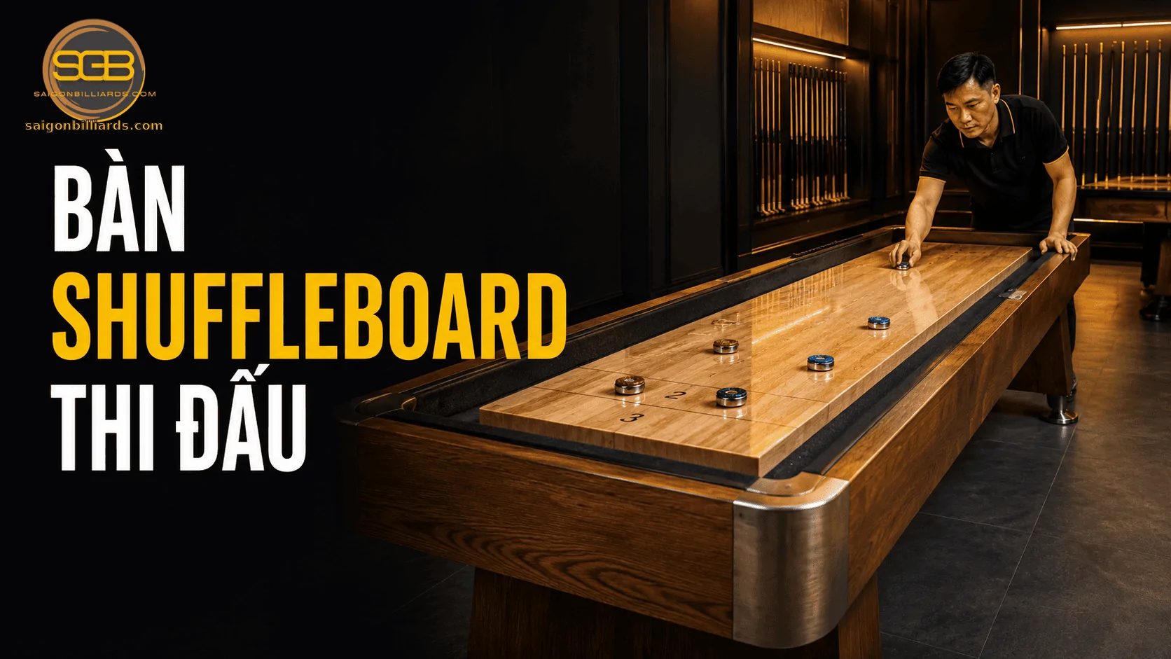 b&agrave;n shuffleboard thi đấu