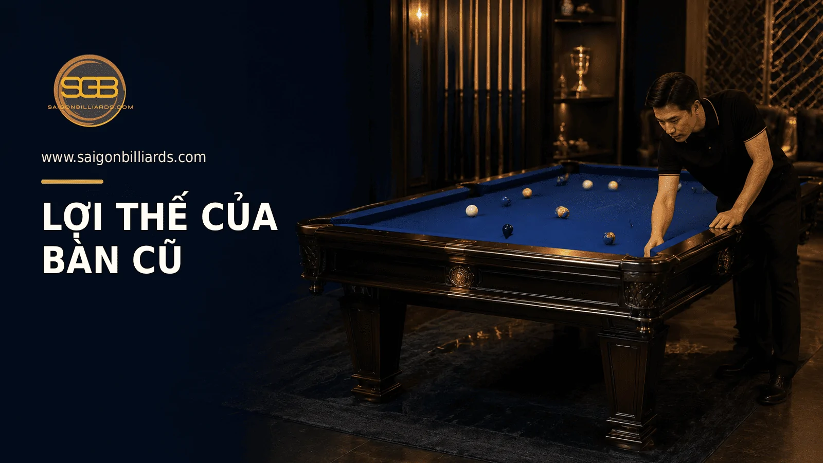 b&agrave;n bida cũ ph&acirc;n kh&uacute;c tốt vẫn c&ograve;n kết cấu chắc chắn