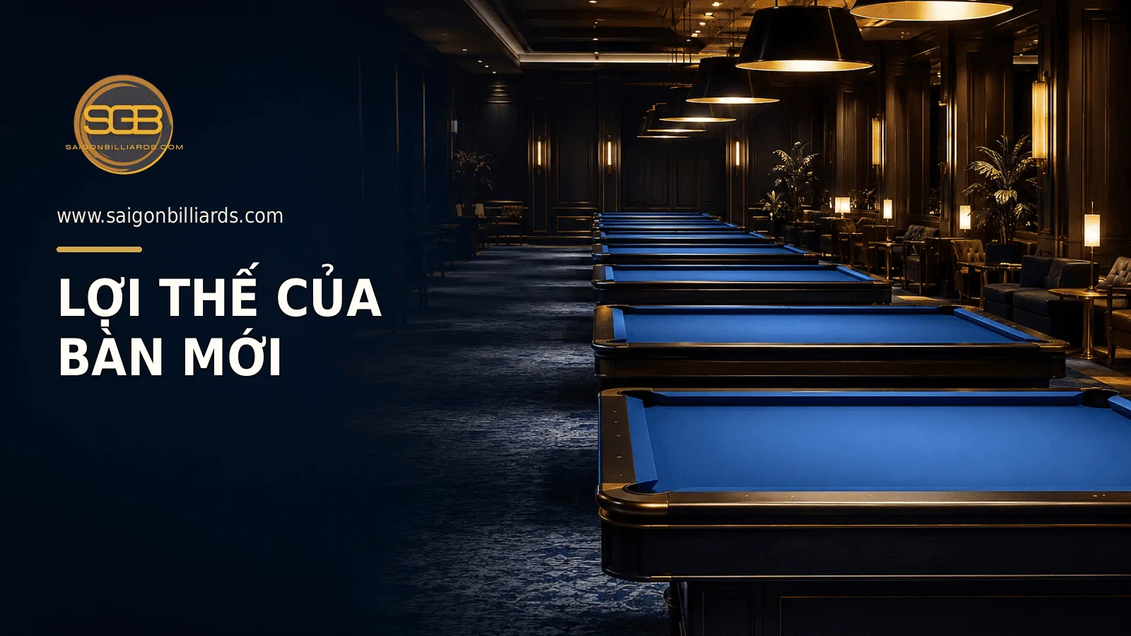 d&atilde;y b&agrave;n bida mới đồng bộ trong c&acirc;u lạc bộ cao cấp