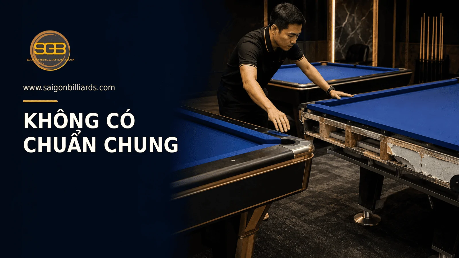 hai b&agrave;n bida cũ c&oacute; ngoại h&igrave;nh gần giống nhưng kỹ thuật kh&aacute;c nhau