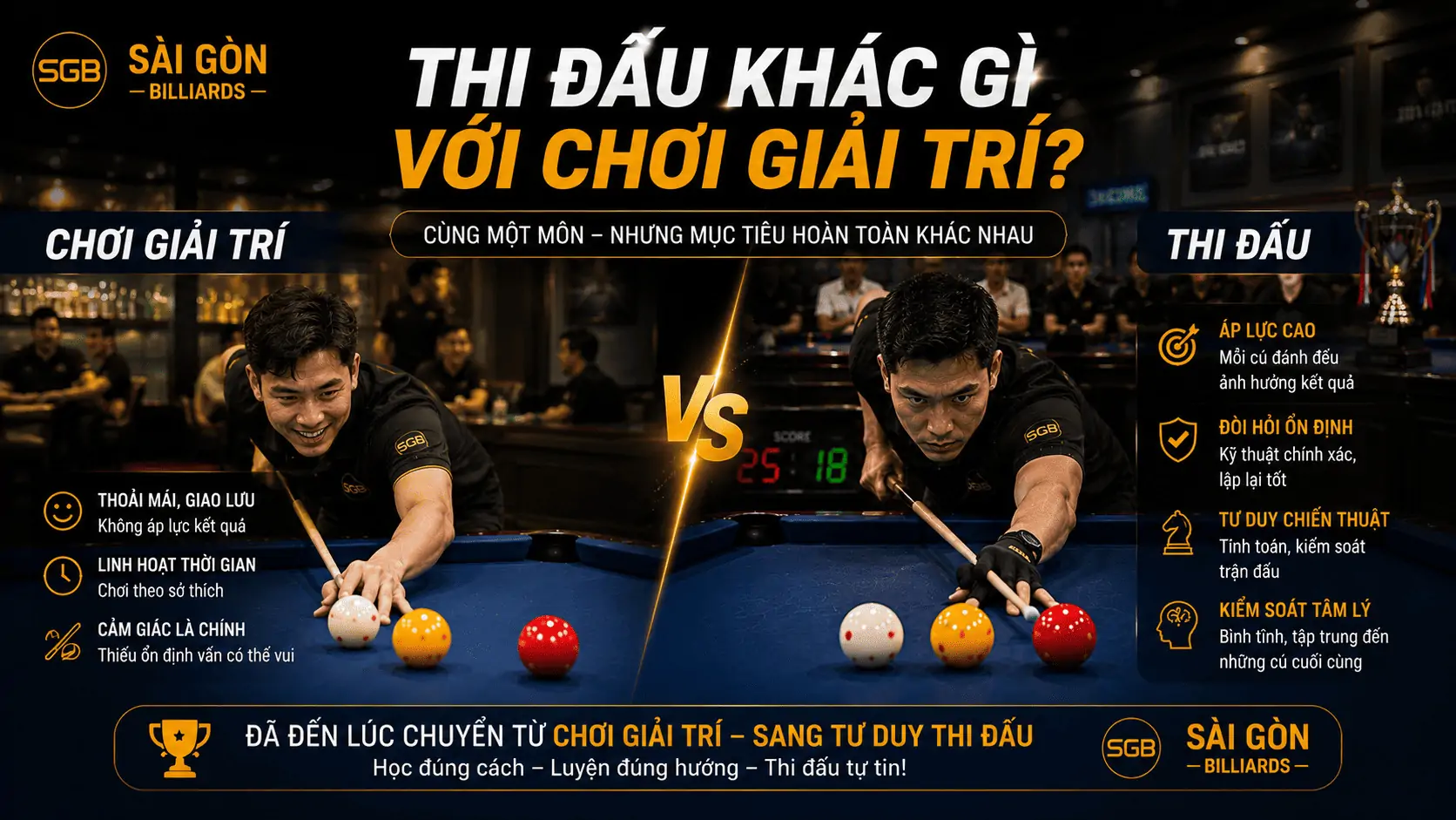 Thi đấu Bida Libre kh&aacute;c chơi giải tr&iacute;
