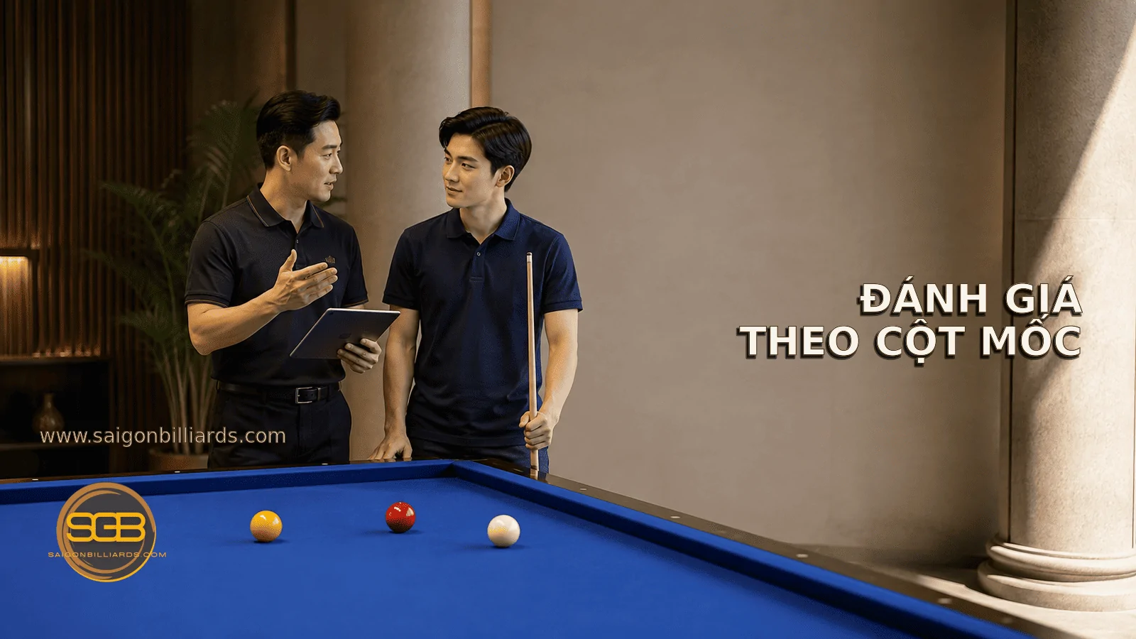 đ&aacute;nh gi&aacute; tiến bộ khi học bida libre theo từng cột mốc