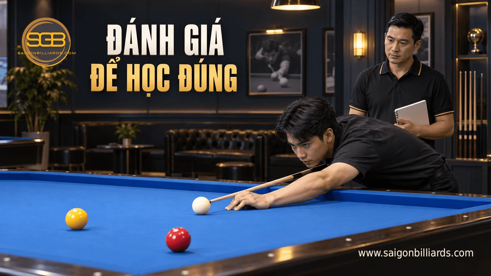 đ&aacute;nh gi&aacute; kỹ thuật học vi&ecirc;n bida libre qua tư thế v&agrave; đường cơ