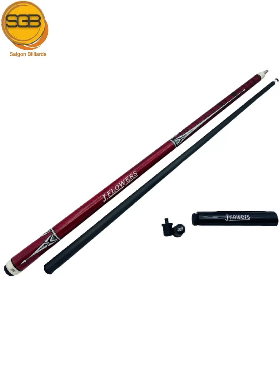 Cơ Bida 3 Băng Jflowers Đỏ