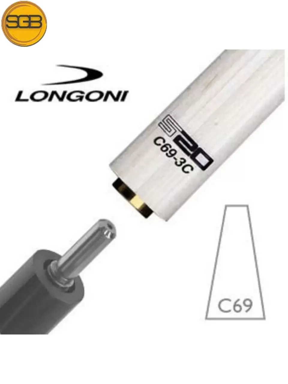 Ngọn Cơ Bida 3 Băng - Longoni S20 C69 - VP2