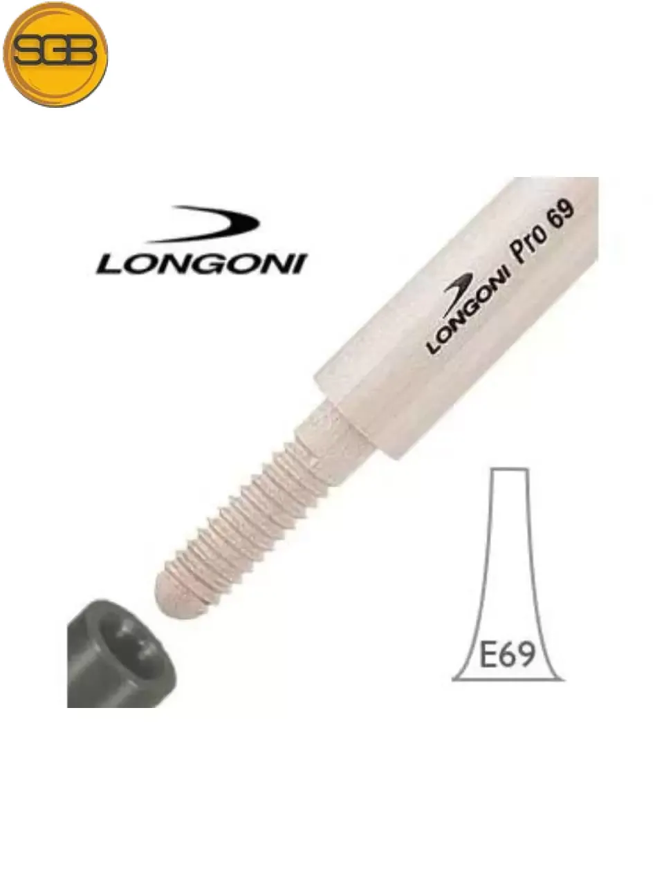 Ngọn Cơ Bida 3 Băng - Longoni Pro E69 - WJ