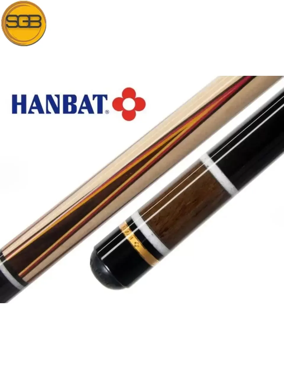 Cơ Bida 3 Băng Hanbat Kentauros Plus-K55 - Đỏ/Vàng