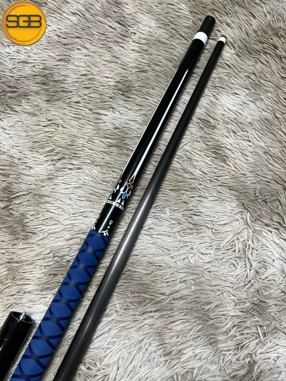 Cơ bida 3C băng JFlowers ngọn cacbon