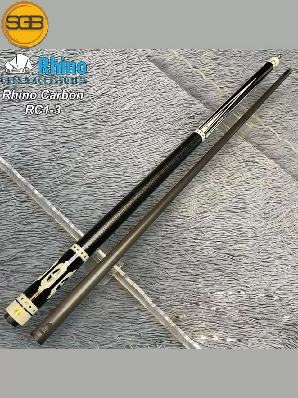 Cơ Bida Lỗ Rhino Full Carbon RC3