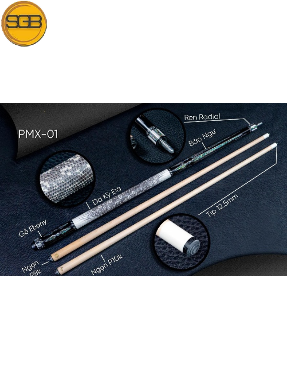 Cơ bida lỗ Peri PMX-01