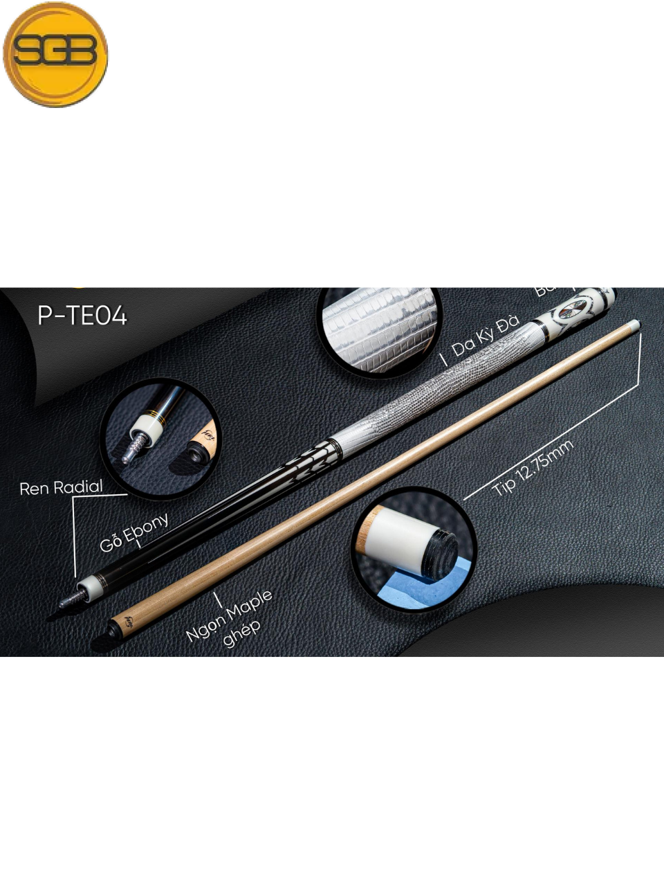 Cơ bida lỗ Peri P-TE04