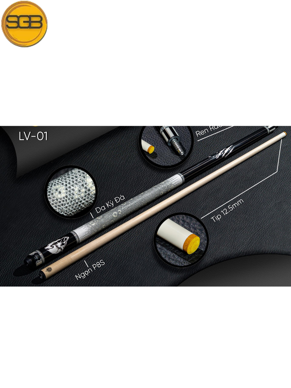 Cơ bida lỗ Peri LV-01