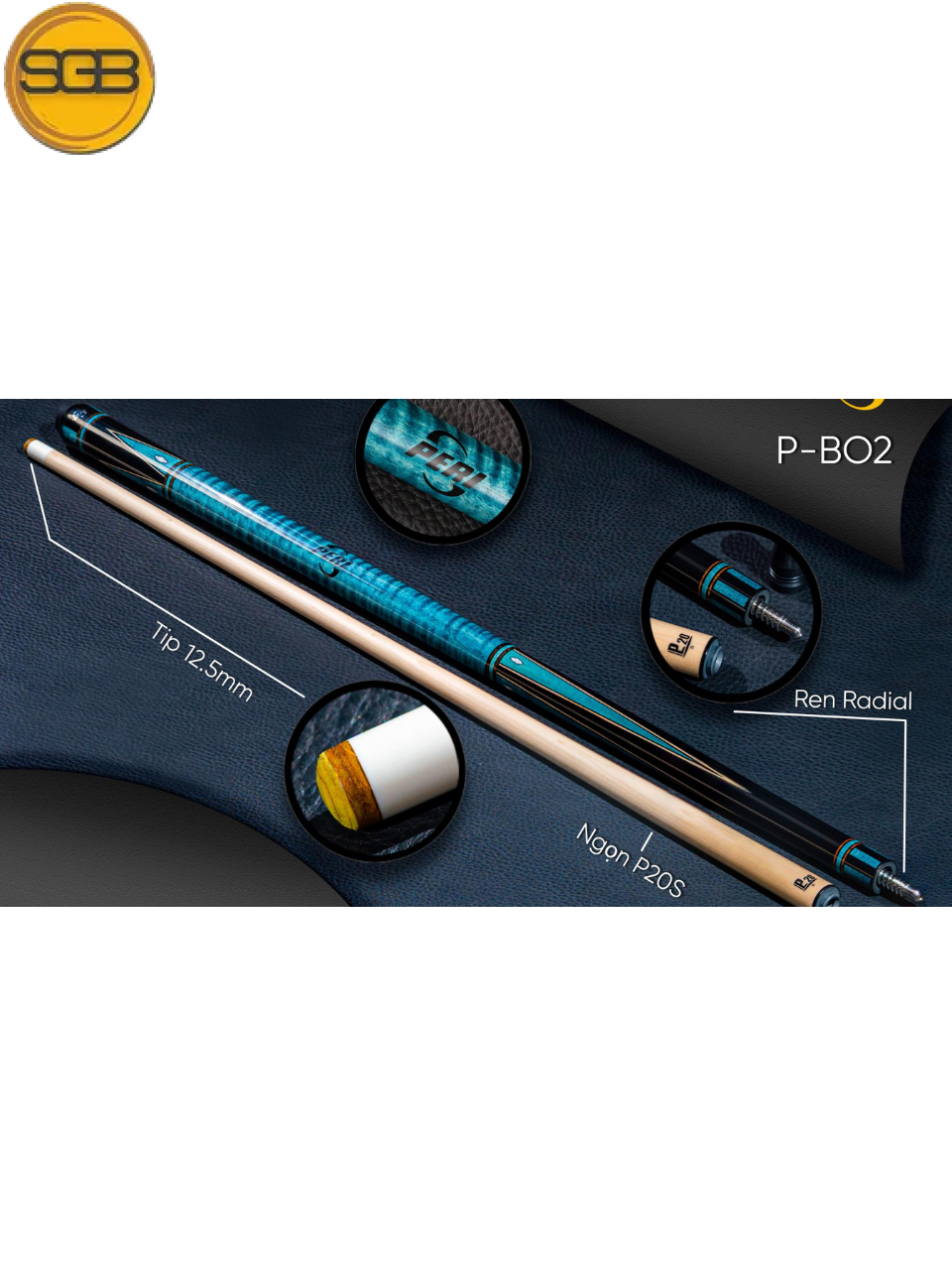 Cơ bida lỗ Peri P-B02 VISCOUNT