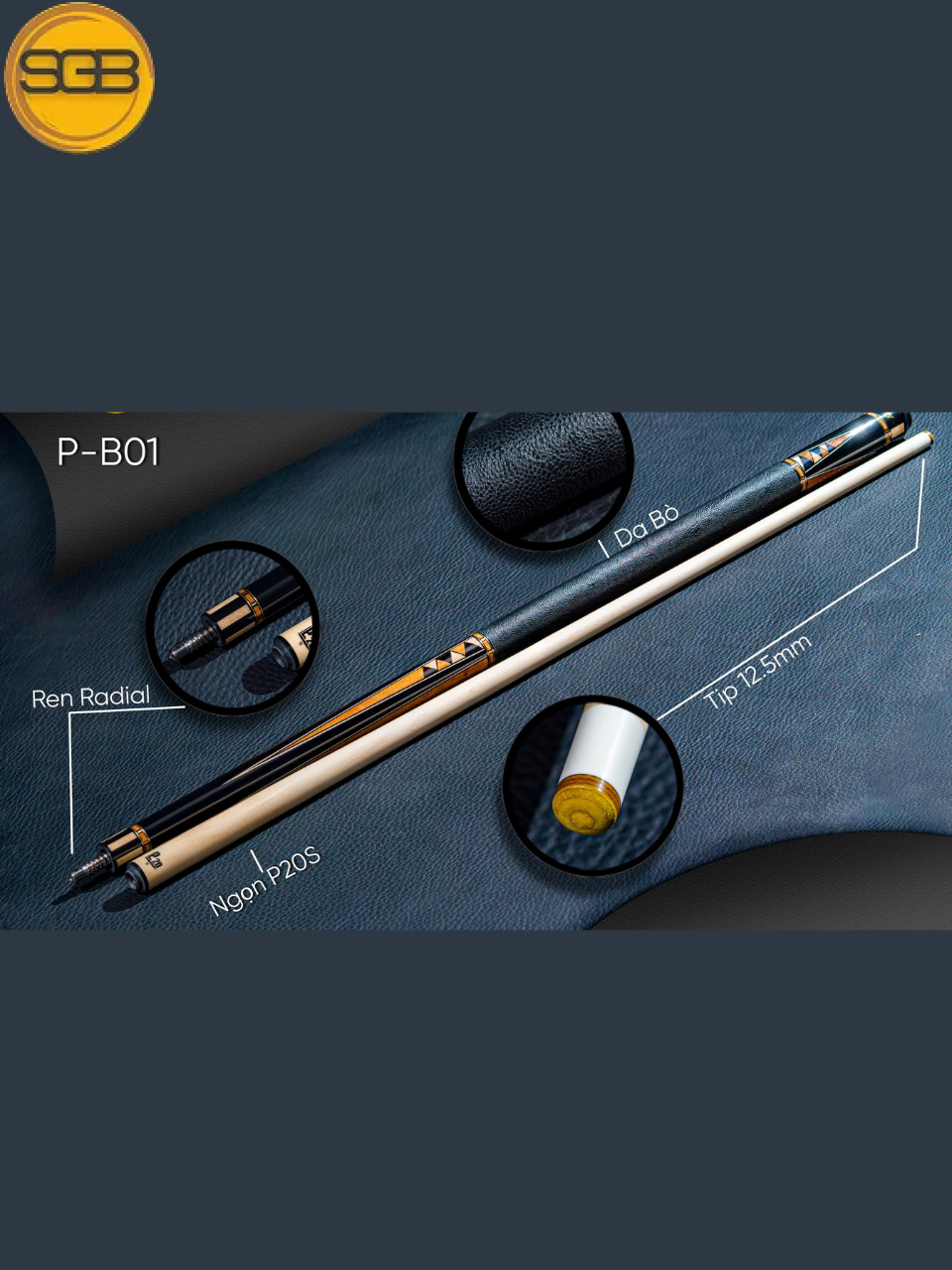 Cơ bida lỗ Peri P-B01 VISCOUNT