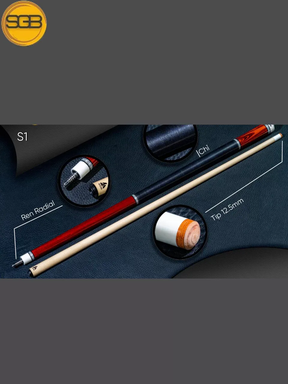 Cơ bida lỗ Peri S1