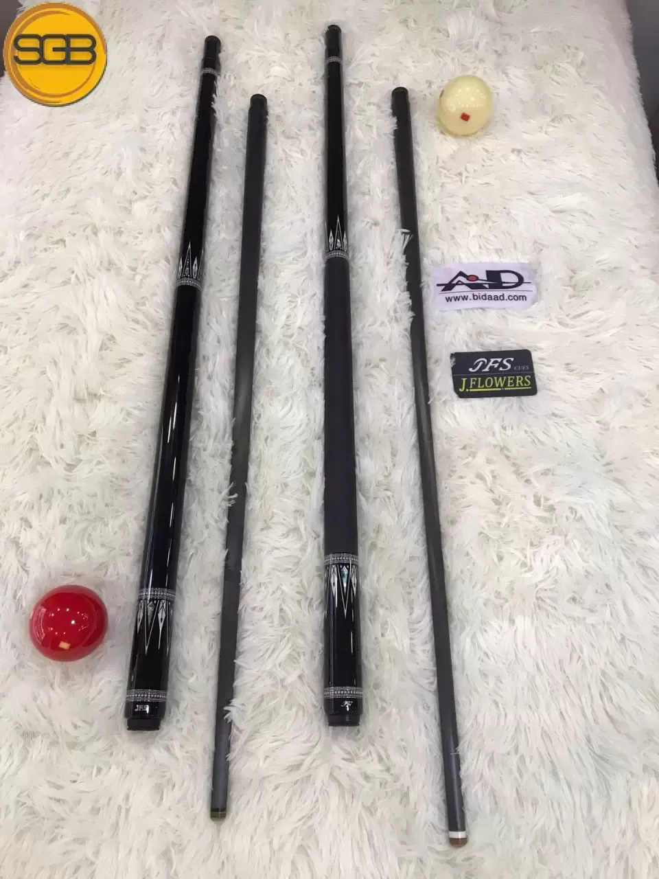 Cơ Bida 3 băng JFlowers - 10-22F