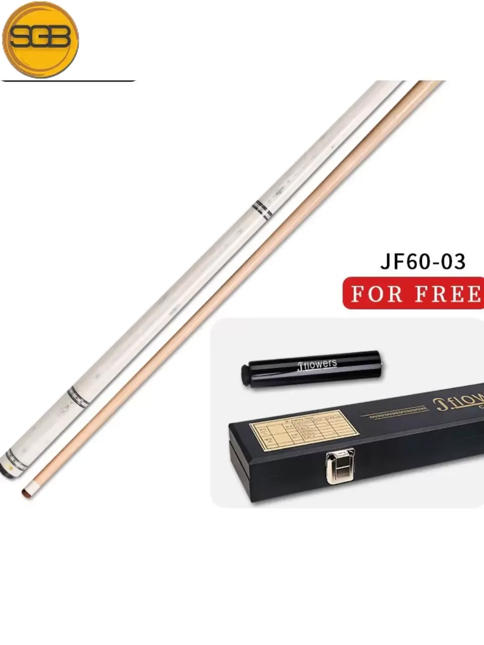 Cơ Bida 3 băng JFlowers - 60-03